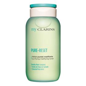 my CLARINS PURE-RESET purifying matifying toner 